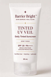 Barrier Bright Tinted UV Veil SPF 30 – Daily Tinted Sunscreen, Dewy Finish, 30 mL
