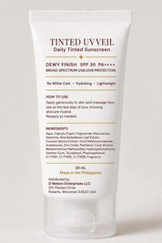 Barrier Bright Tinted UV Veil SPF 30 – Daily Tinted Sunscreen, Dewy Finish, 30 mL