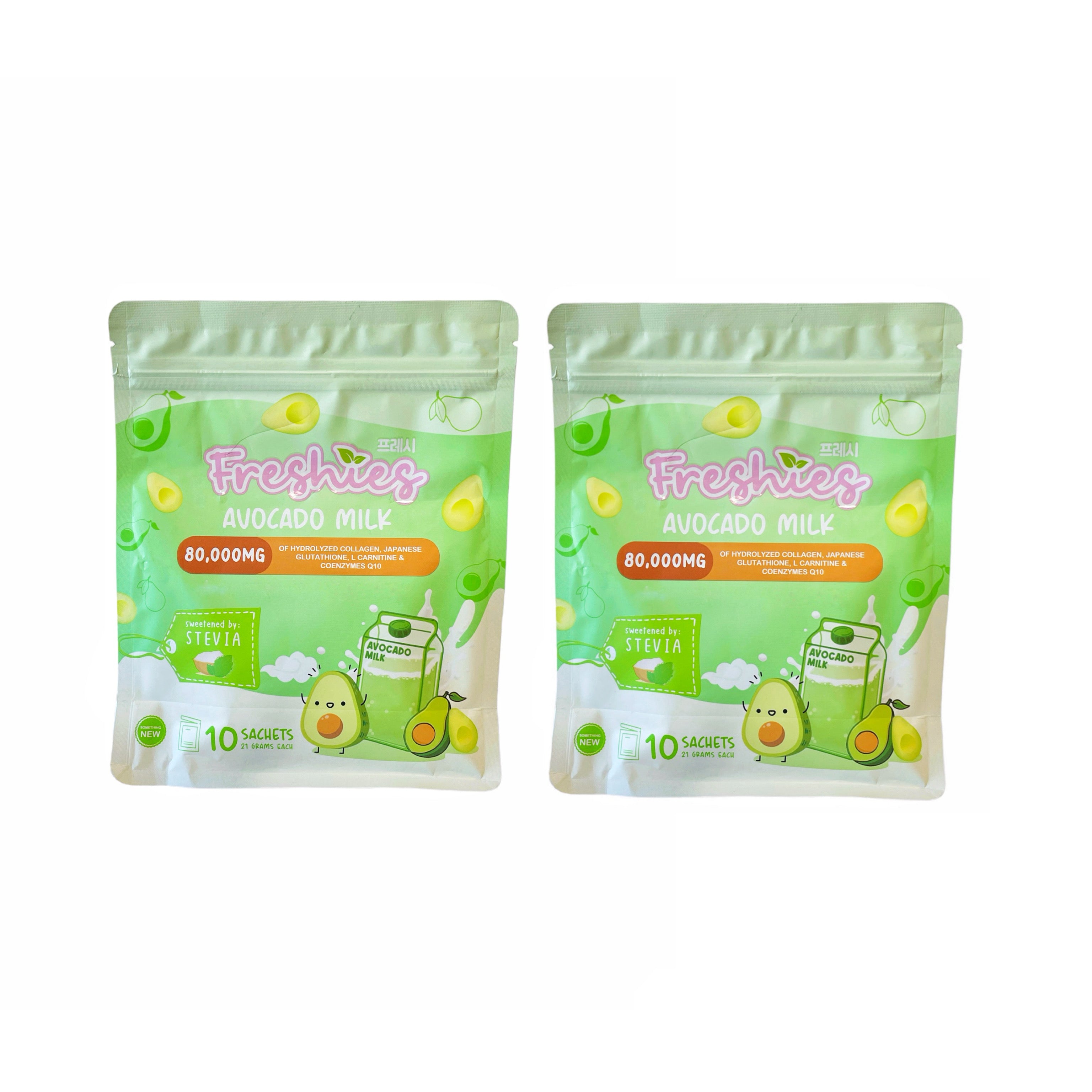 20 Sachets Freshies Avocado Milk Collagen Drink by Juju Glow