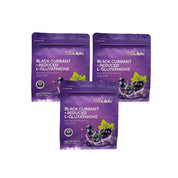 TalaGlow BLACK CURRANT + REDUCED L-GLUTATHIONE and Herbal Powdered Juice Drink 10 Sachets x 20g