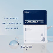 2 Bottles Glutanex Tab Glutathione by Nexus Pharma + 1 Snow White Sheet Mask