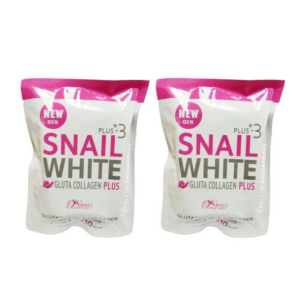 Snail White GLUTA COLLAGEN Plus Whitening Soap 80g Each