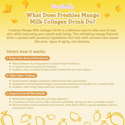 Freshies MANGO Milk Drink by Juju Glow, 10 Sachets