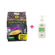 Jumbo Pack Slimming-K Coffee + Collagen + Milky White Body Lotion