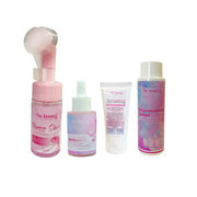 Ms. Tsung Essentials Day Time Beauty Bundle: Foam Cleanser, Toner, Serum and Sunblock