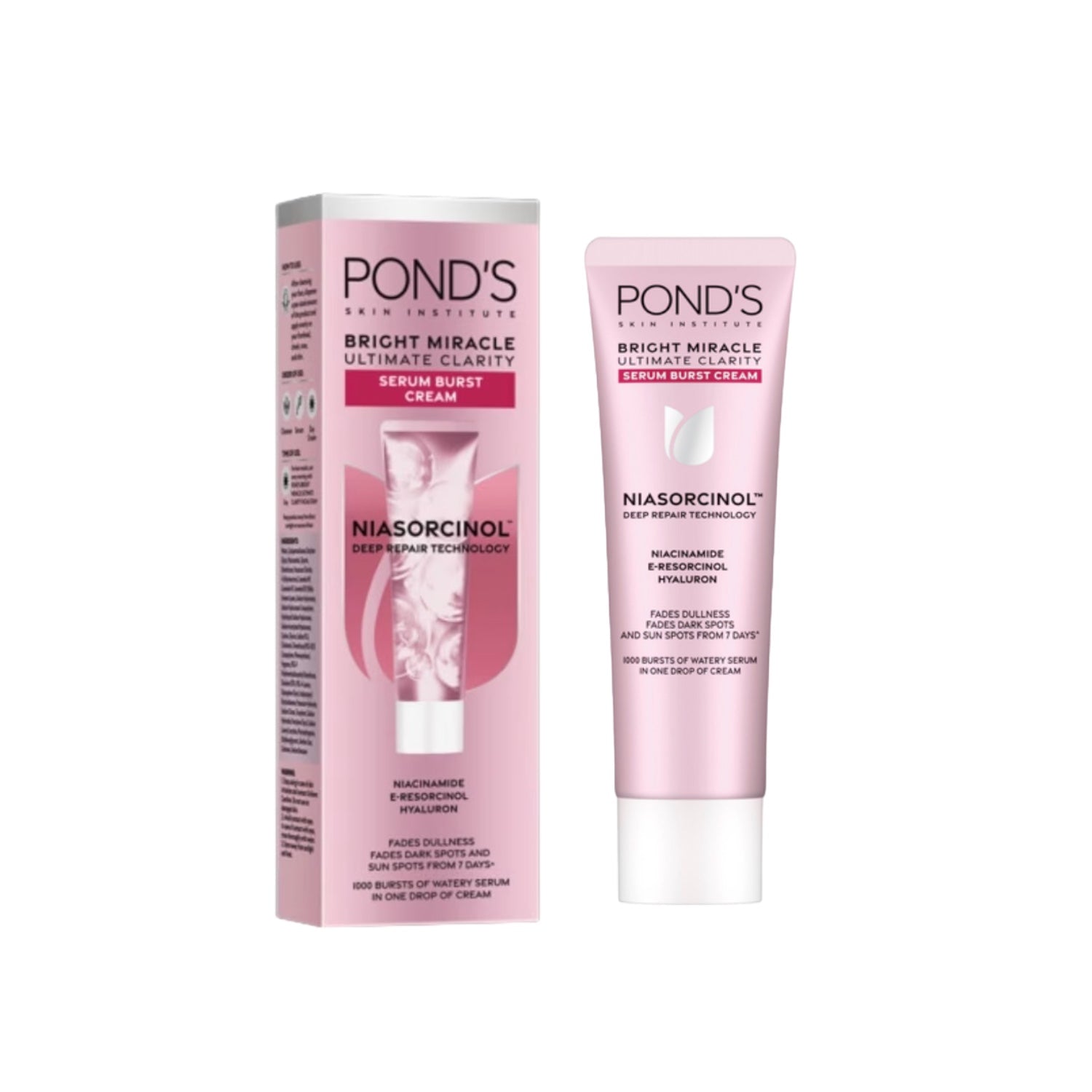 POND'S Bright Miracle Serum Burst Cream with NIASORCINOL - 20g