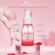Ryxskin™ SHITTORI Japan Premium Hair Serum 40 mL — Smooth & Shine, Lightweight Non-Greasy Formula with Camellia & Yuzu Seed Oils — Nourishing Leave-In Serum for Silky, Frizz-Free Hair, Made in Japan