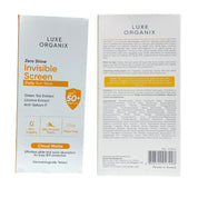 Luxe Organix ZERO Shine Invisible Daily Sun Stick, 17g