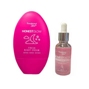 Transformed Skin HonestGlow Fresh Night Cream & Glass Skin Serum