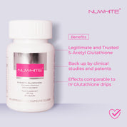 NUWHITE® S-Acetylene
Glutathione: Achieve Glowing Skin from Within (30 Capsules)