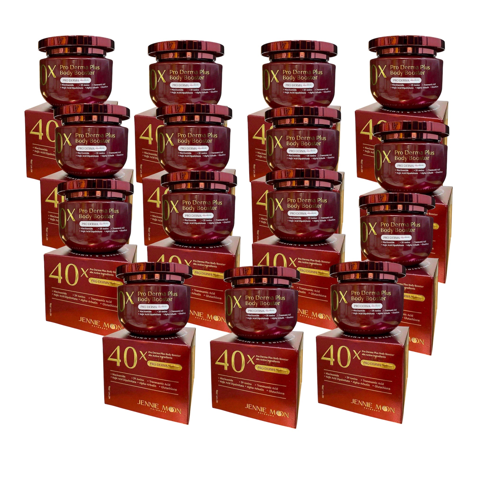 Jennie Moon 40X Pro Derma Plus Body Booster - Lightweight Gel-Cream Moisturizer with 40X Active Ingredients Complex - 250g