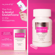 NUWHITE® S-Acetylene
Glutathione: Achieve Glowing Skin from Within (30 Capsules)
