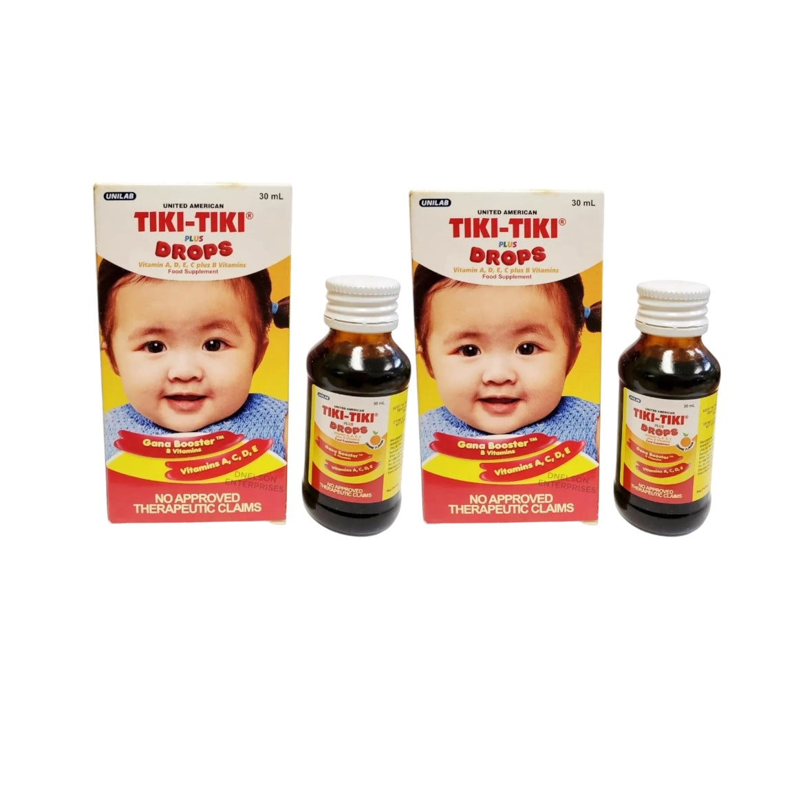 2 Bottles Tiki Tiki Plus Drops Food Supplement, 30ml Each