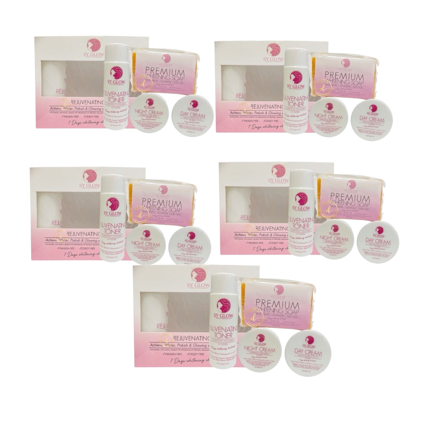 5 Sets SY GLOW Rejuvenating Kit on