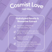 Manic Beauty Nourishing Shampoo and Strengthening Conditioner Set & Cosmic Love Hair Mist Bundle