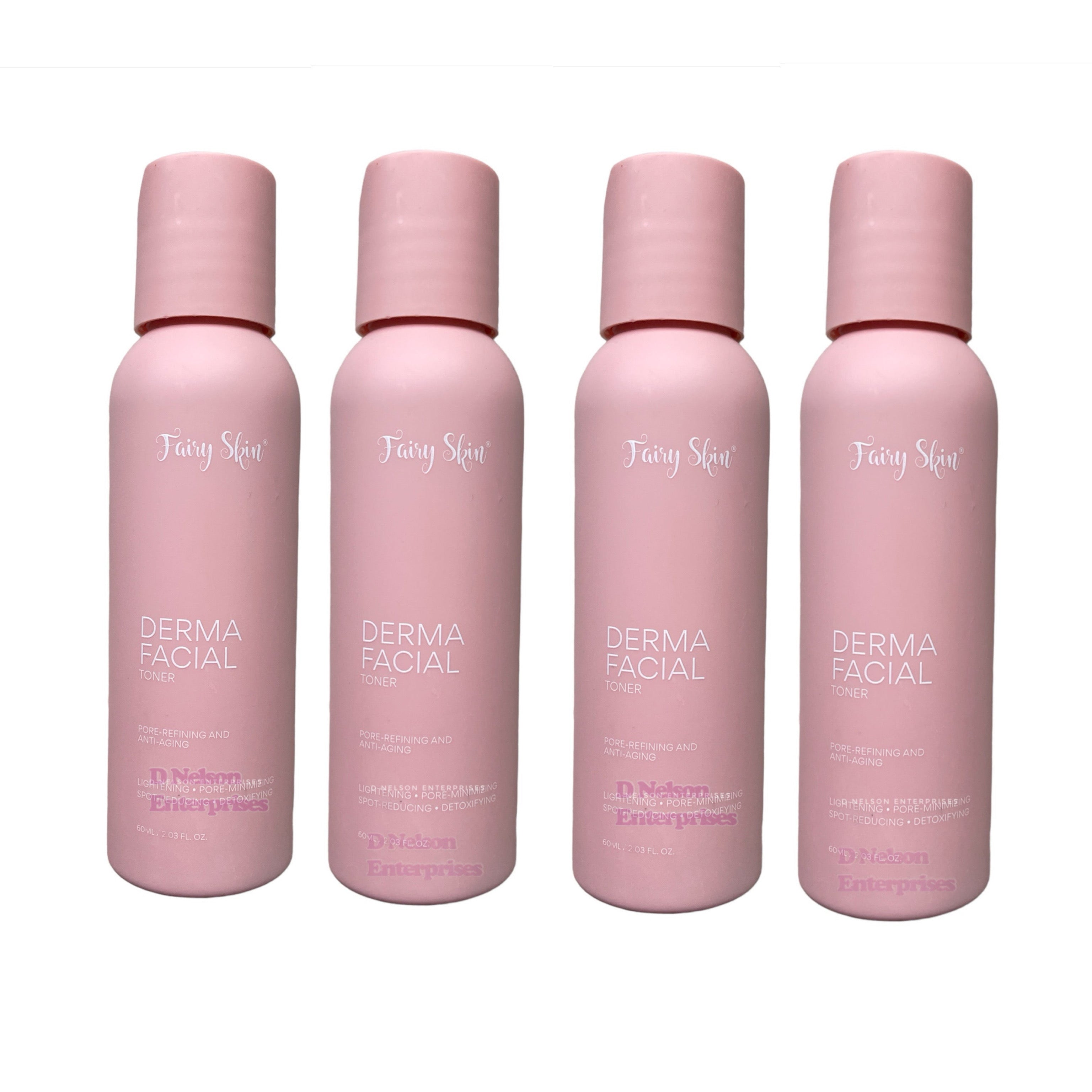 4 Bottles Fairy Skin DERMA Toner, 60ml Each