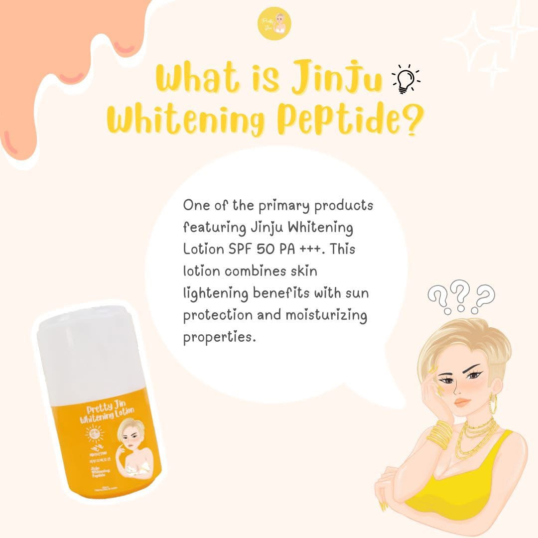 Pretty Jin Whitening Lotion with Jinju Peptide SPF 50 - 250ml