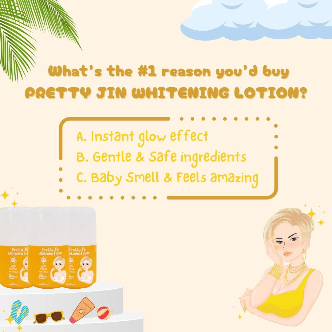 Pretty Jin Whitening Lotion with Jinju Peptide SPF 50 - 250ml