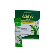 FitGum Organic Barley Powder Drink with Collagen & Glutathione – Daily Greens Supplement, 15 Sachets (3g Each), Premium Blend