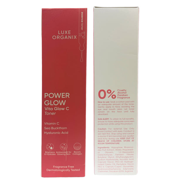 LUXE ORGANIX Power Glow Vita Glow C Toner, 150ml