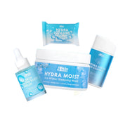 JSkin Beauty Everyday Quadro: Hydra Moist Water Sleeping Mask,  Hydra Ice Cube Soap, Hy-Drop Gloww Boost Serum & Hydra Shield UV Essence