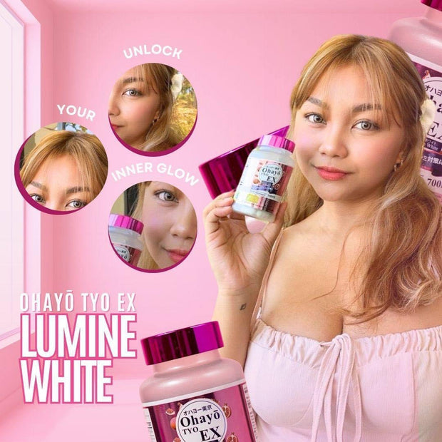 Ohayo TYO EX Lumine White Glutathione 700mg, 60 Capsules