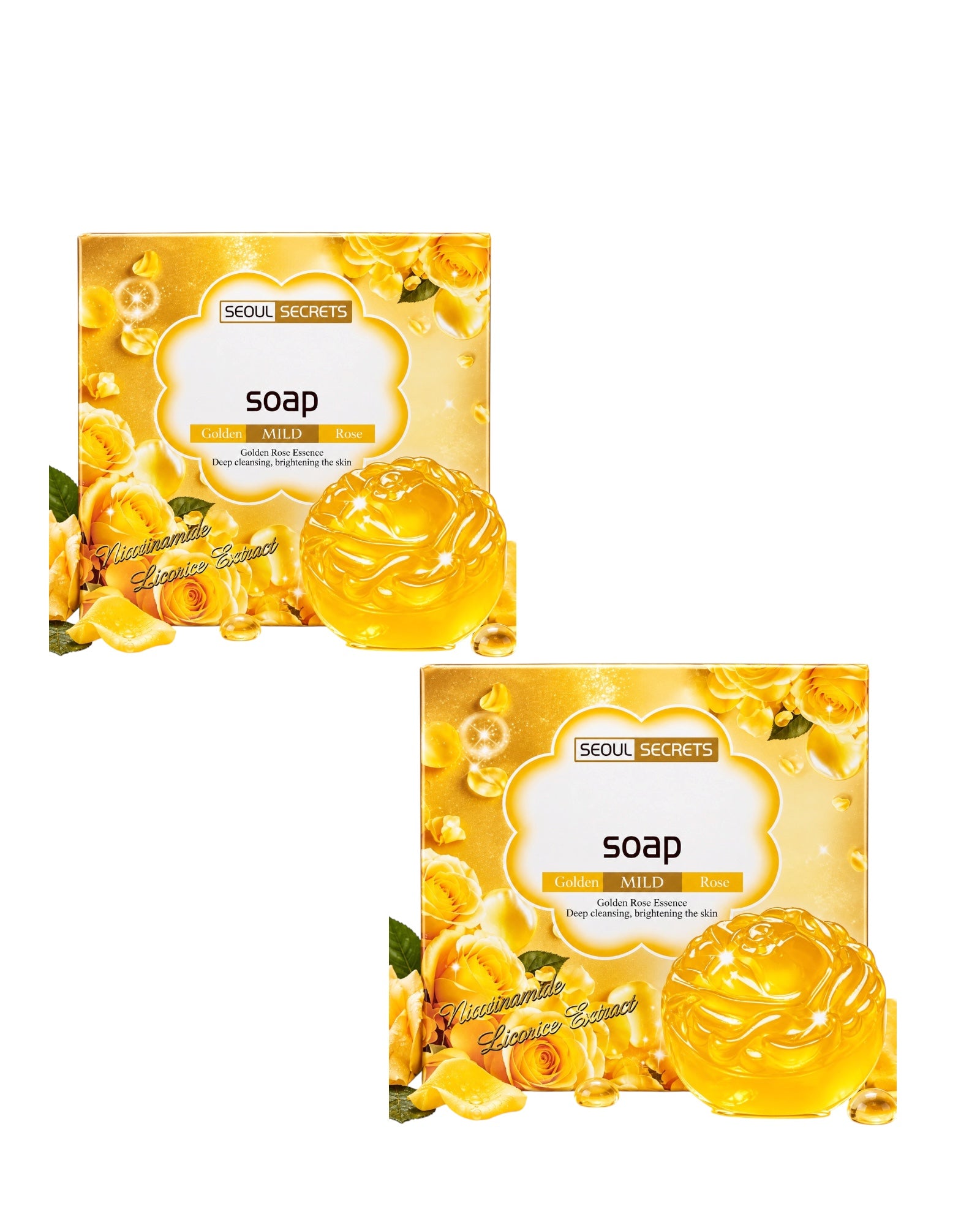 Seoul Secrets Golden Rose Brightening Soap – 80g