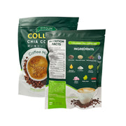 10 Packs FITGUM Collagen Chia Coffee - 11 in 1 Shape Coffee Mix