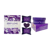 SASKIN Scrub 'N Love Glass Skin Body Scrub & Sexy Love Soap