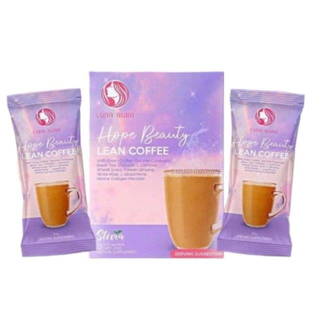 50 Sachets Luna Aura HOPE BEAUTY Lean Coffee