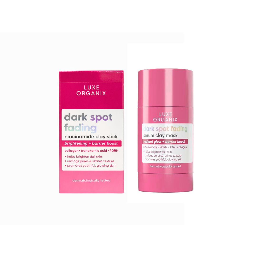 Luxe Organix Dark Spot Fading Niacinamide Clay Stick 52g brightening barrier support clay mask