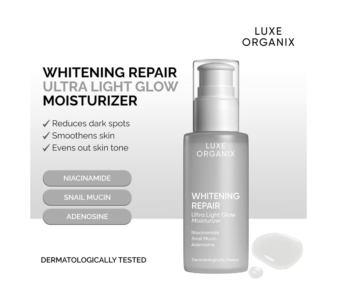 Luxe Organix Whitening Repair Ultra Light Glow Moisturizer 80ml