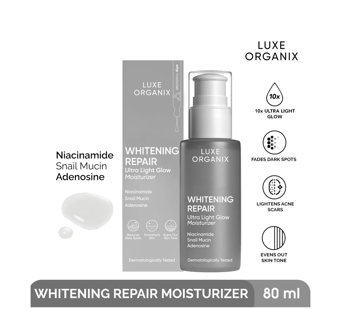 Luxe Organix Whitening Repair Ultra Light Glow Moisturizer 80ml