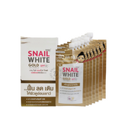 6x7ml Snail White Gold Cream UVA/UVB SPF30 24K Pure Lipobelle Collagen Firm Skin