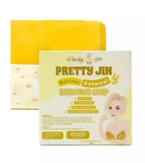 Pretty Jin Oatmeal Soap 3-Pack natural exfoliation for refreshed skin

