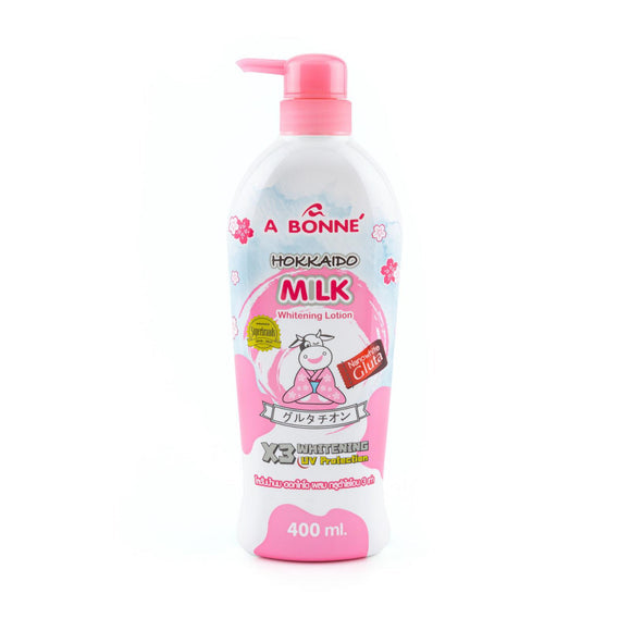 A Bonne Hokkaido Milk Nanowhite Gluta Lotion 400ml