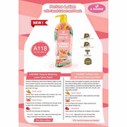 A Bonne Carrot Peach Perfume Lotion 500ml with carrot and peach extract for soft and refreshed skin feel