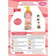 A Bonne Carrot Peach Perfume Lotion 500ml with carrot and peach extract for soft and refreshed skin feel