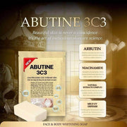 ABUTINE 3C3 Cream & Soap Bundle with Alpha Arbutin and Niacinamide for balanced complexion.
