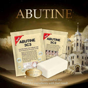 ABUTINE 3C3 Beauty Soap – Face & Body Cleansing Bar with Alpha Arbutin, Niacinamide & Hyaluronic Acid – Smooth, Radiant, Even-Toned Skin – 120g