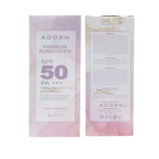 ADORN Premium Sunscreen SOF 50 UVA/UVB Broad Spectrum 50ml