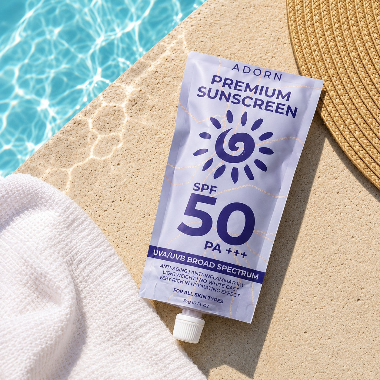 UVB Broad Spectrum 50ml suitable for all skin types