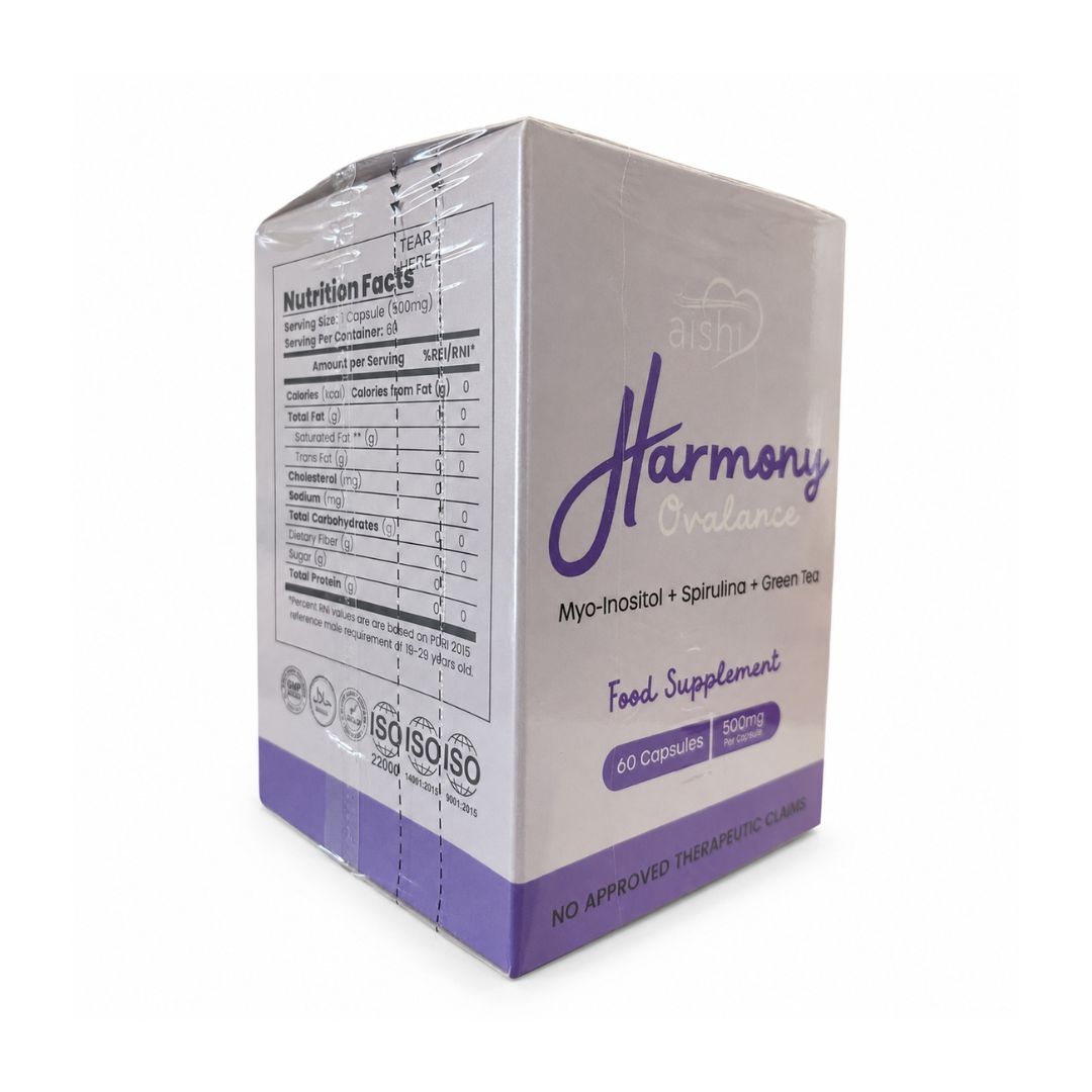 Aishi Harmony Ovalance Myo-Inositol capsules for a simple daily wellness routine