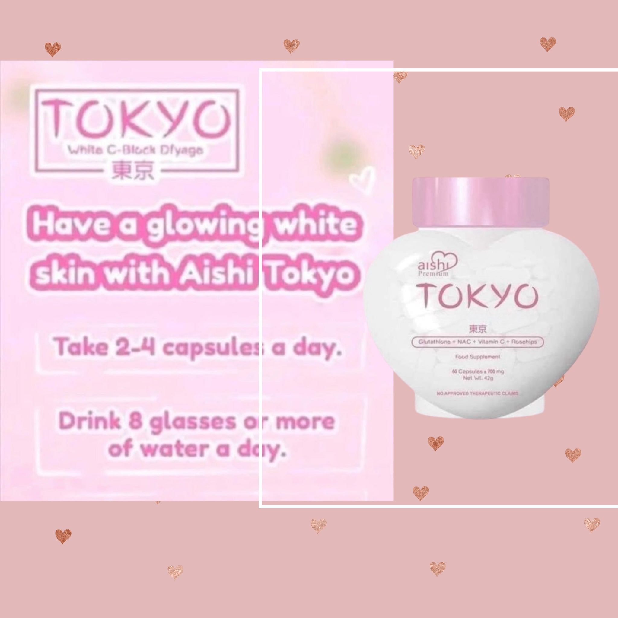 Aishi Premium Tokyo Glutathione, 60 Capsule D Nelson Enterprises Aishi Premium Tokyo Glutathione, 60 Capsule D Nelson Enterprises