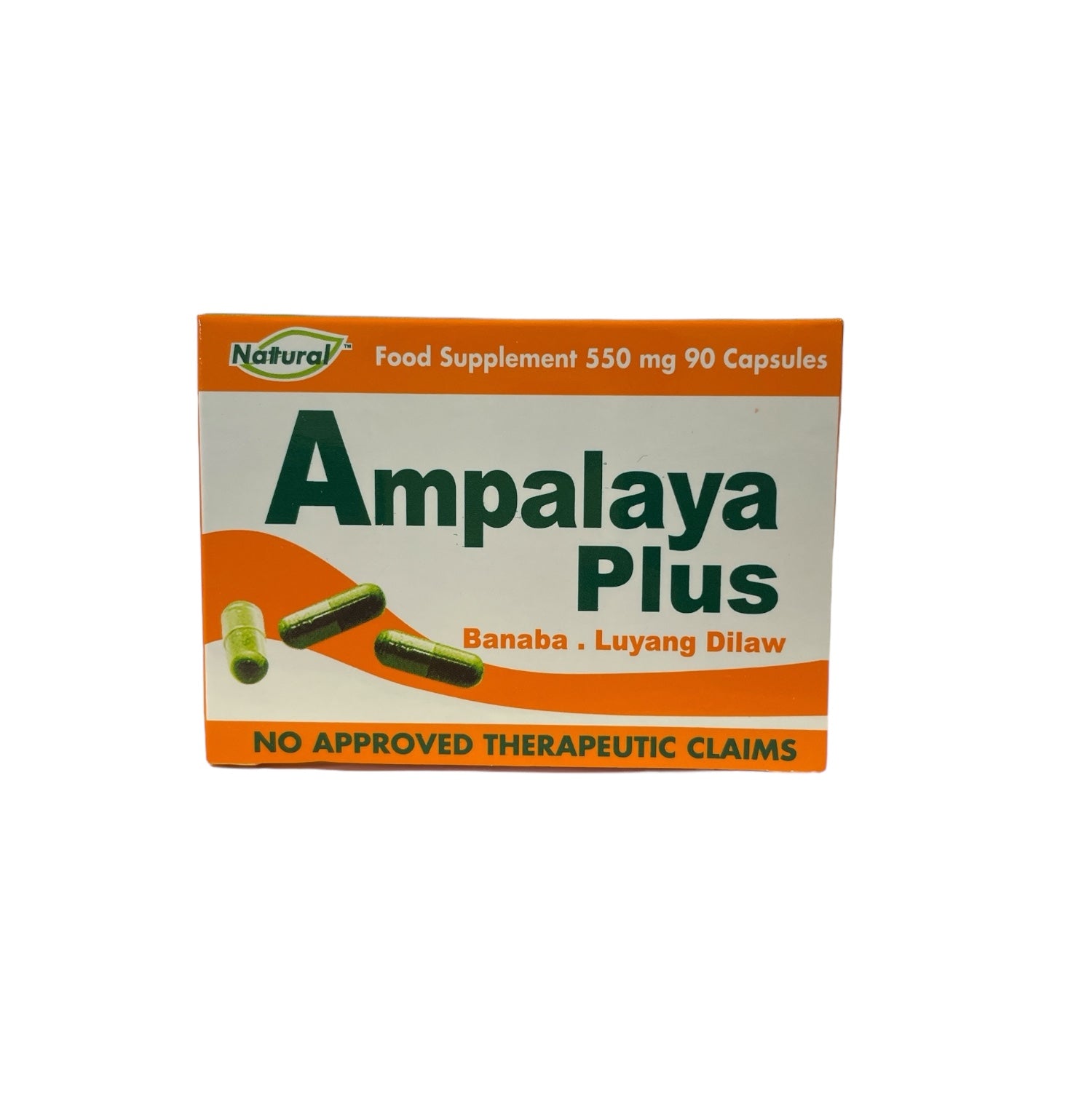 Ampalaya Plus 550 mg 90 Capsules - with Banaba, Luyang Dilaw & Bittermelon