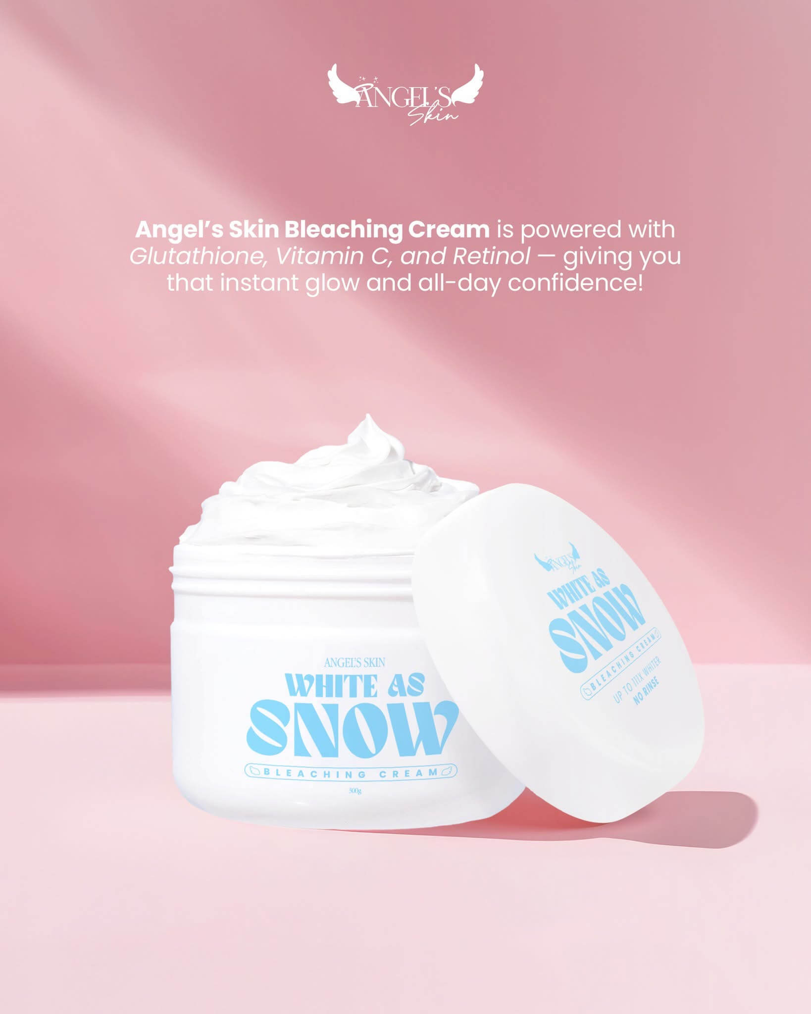 Angel Skin White As Snow Bleaching Cream - 300g D Nelson Enterprises Angel Skin White As Snow Bleaching Cream - 300g D Nelson Enterprises