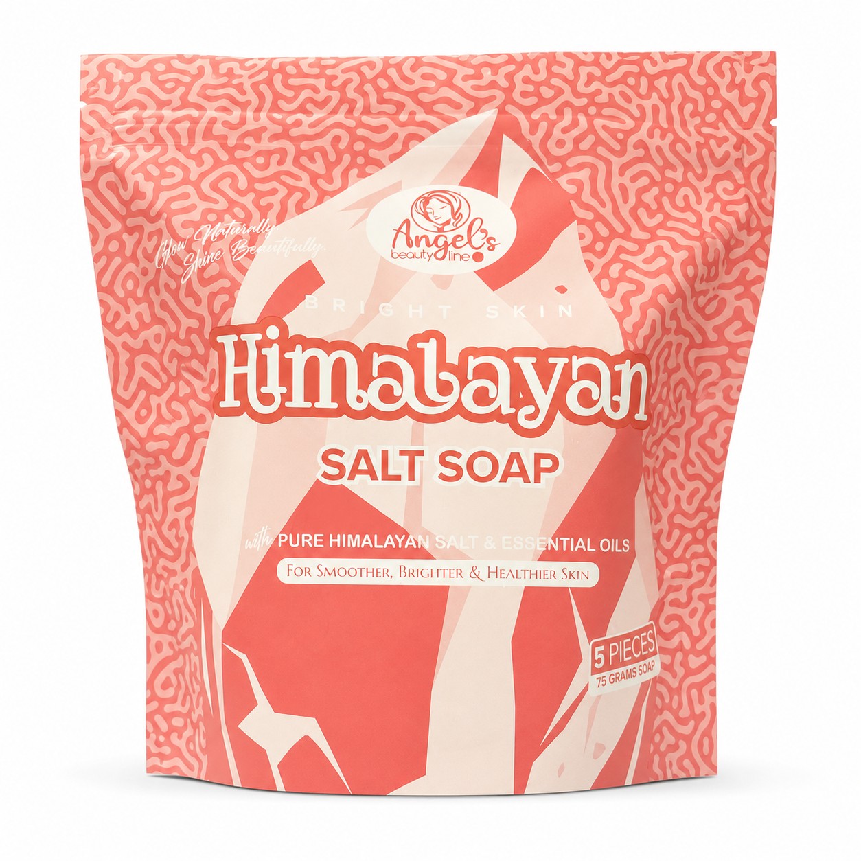 Angel’s Beauty Line Himalayan Salt Soap five-bar set for a complete face and body cleansing routine