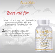 Aqua Skin Glutathione Made in Japan, 60 Capsules