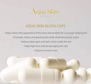 Aqua Skin Glutathione Capsules & Zekko Premium Collagen Jelly Sticks Bundle
