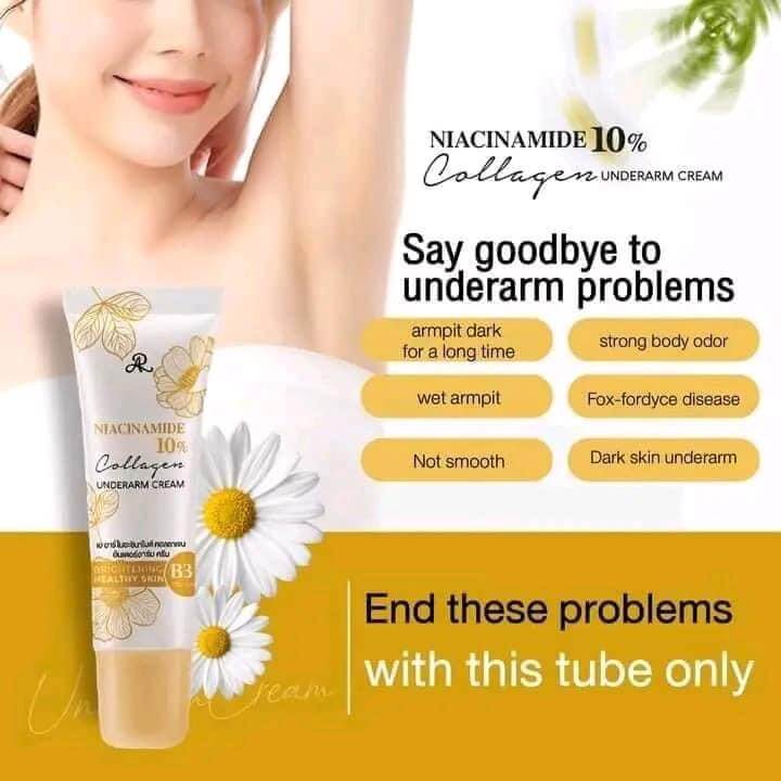 AR Niacinamide 10% Collagen Underarm Cream Benefits